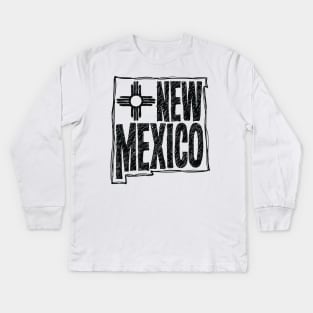 New Mexico Kids Long Sleeve T-Shirt